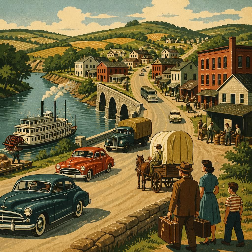 Cover art for When the National Road Brought the World Through Greenup