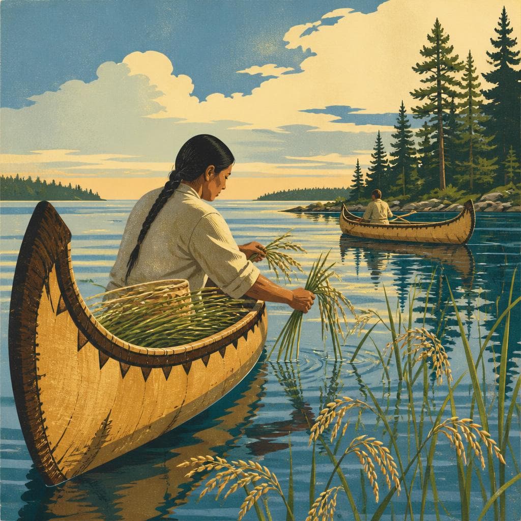 Cover art for Where Wild Rice Still Comes Home by Canoe