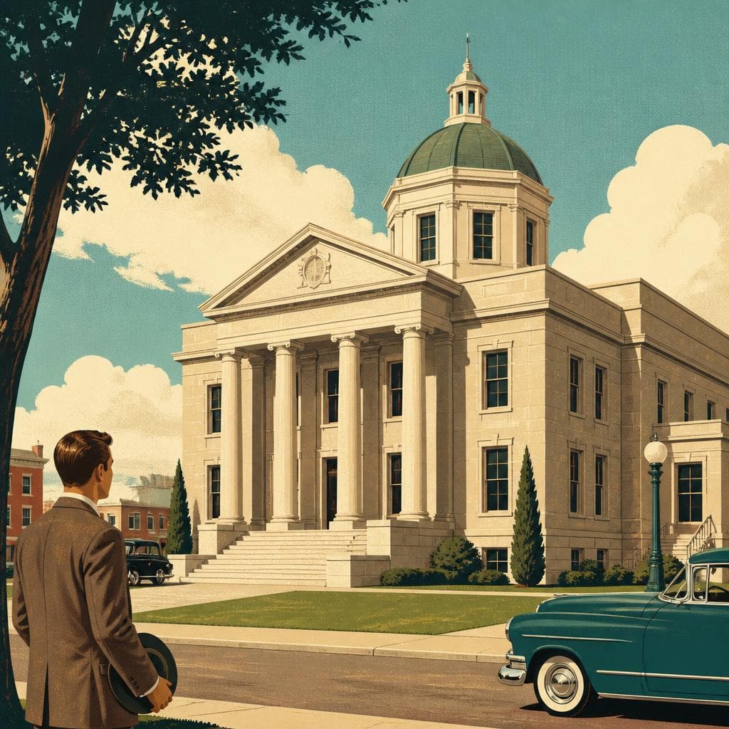 Cover art for A Courthouse Built to Mean Business