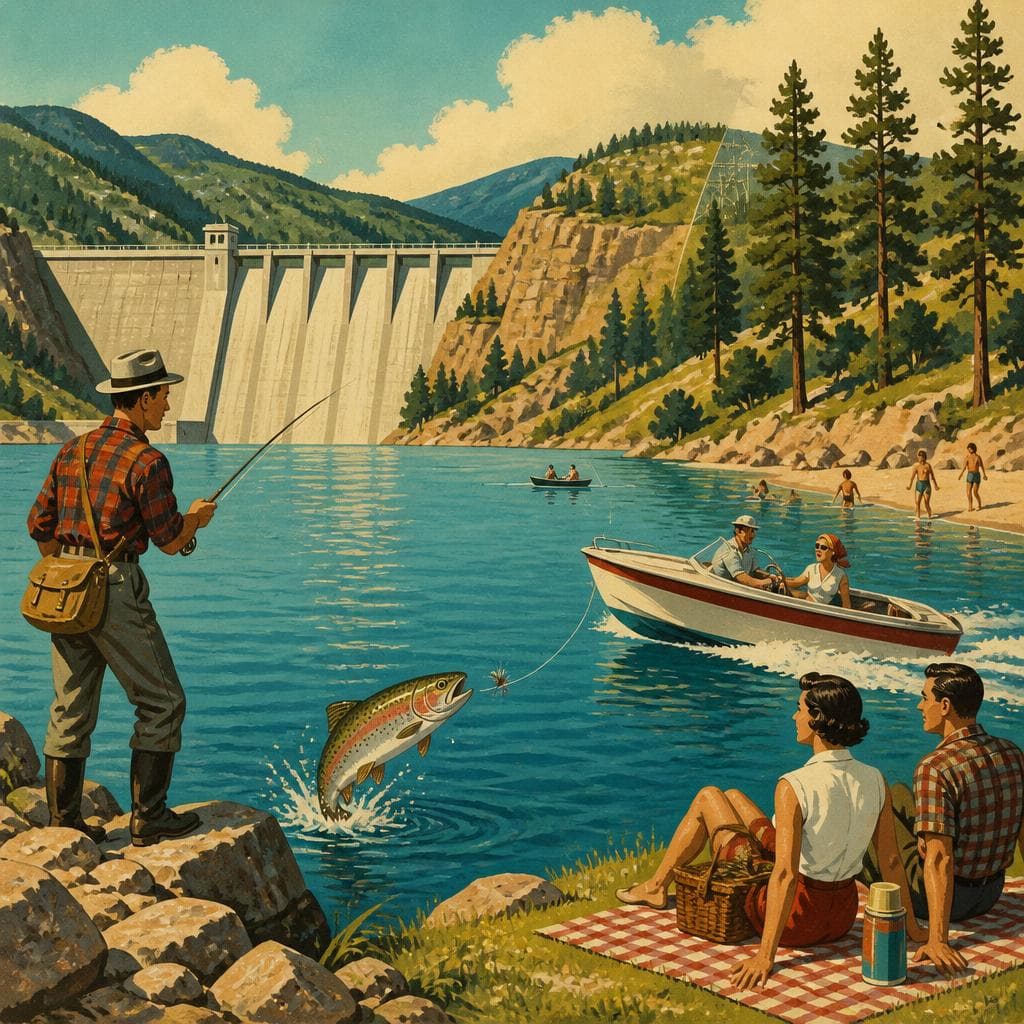 Cover art for The Lake Built for Work, Loved for Play