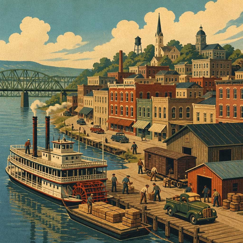 Cover art for Where the River Built Downtown