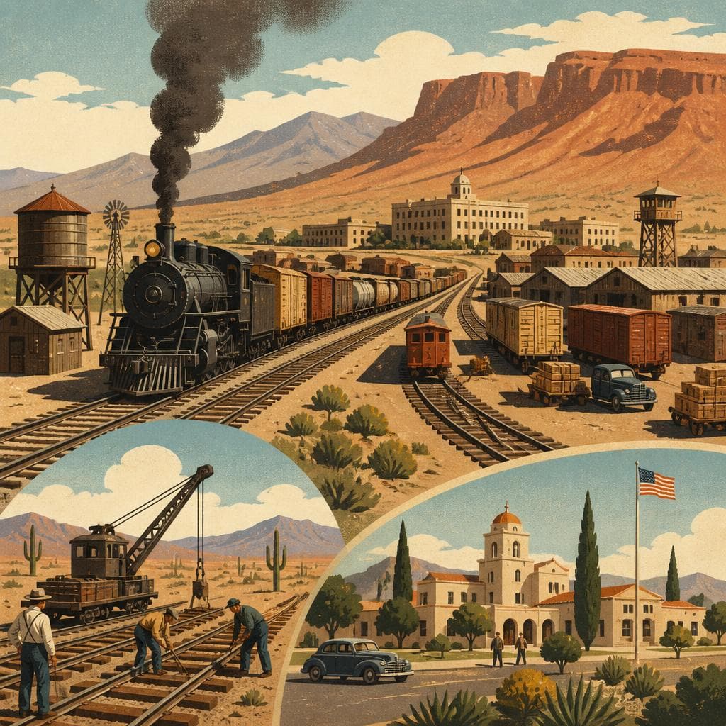 Cover art for Where the Trains Made the Town
