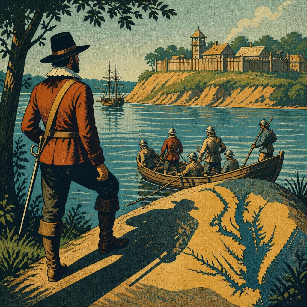 Cover art for Across the River, John Smith’s Shadow