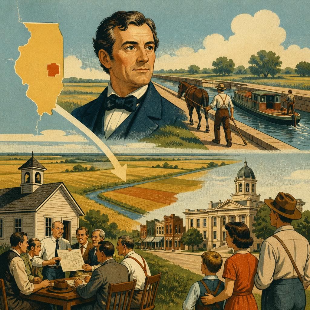 Cover art for How a Prairie County Borrowed a Canal Man’s Name