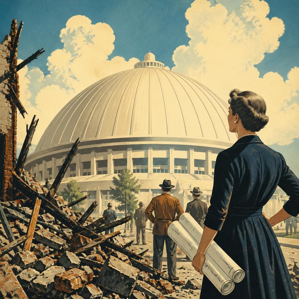 Cover art for After the Fire, a Dome Big Enough to Defy It