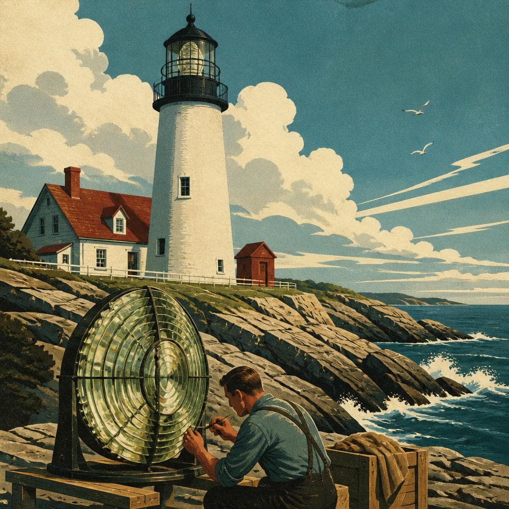 Cover art for When Pemaquid’s Light Learned Precision