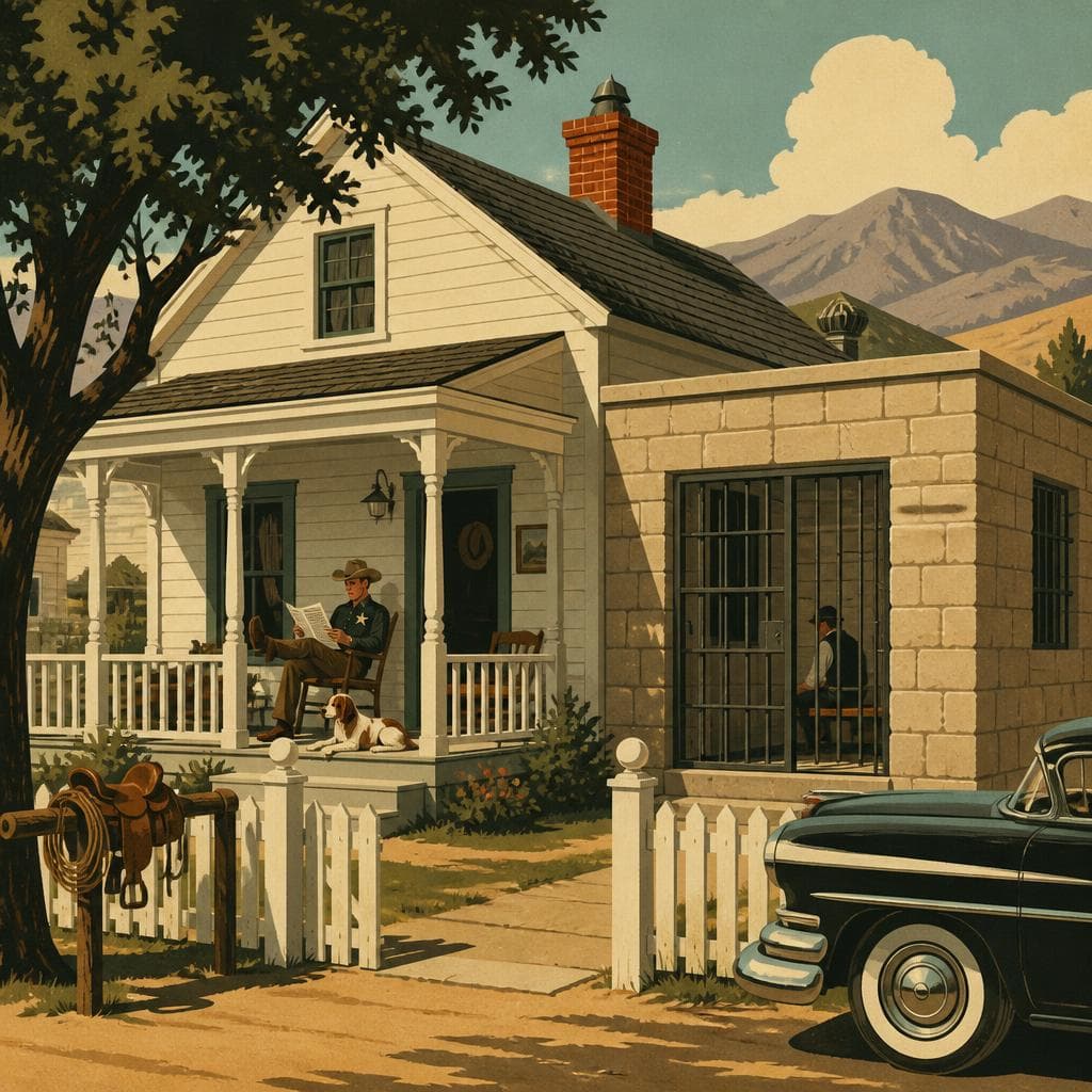 Cover art for Where the Sheriff Lived With the Lockup