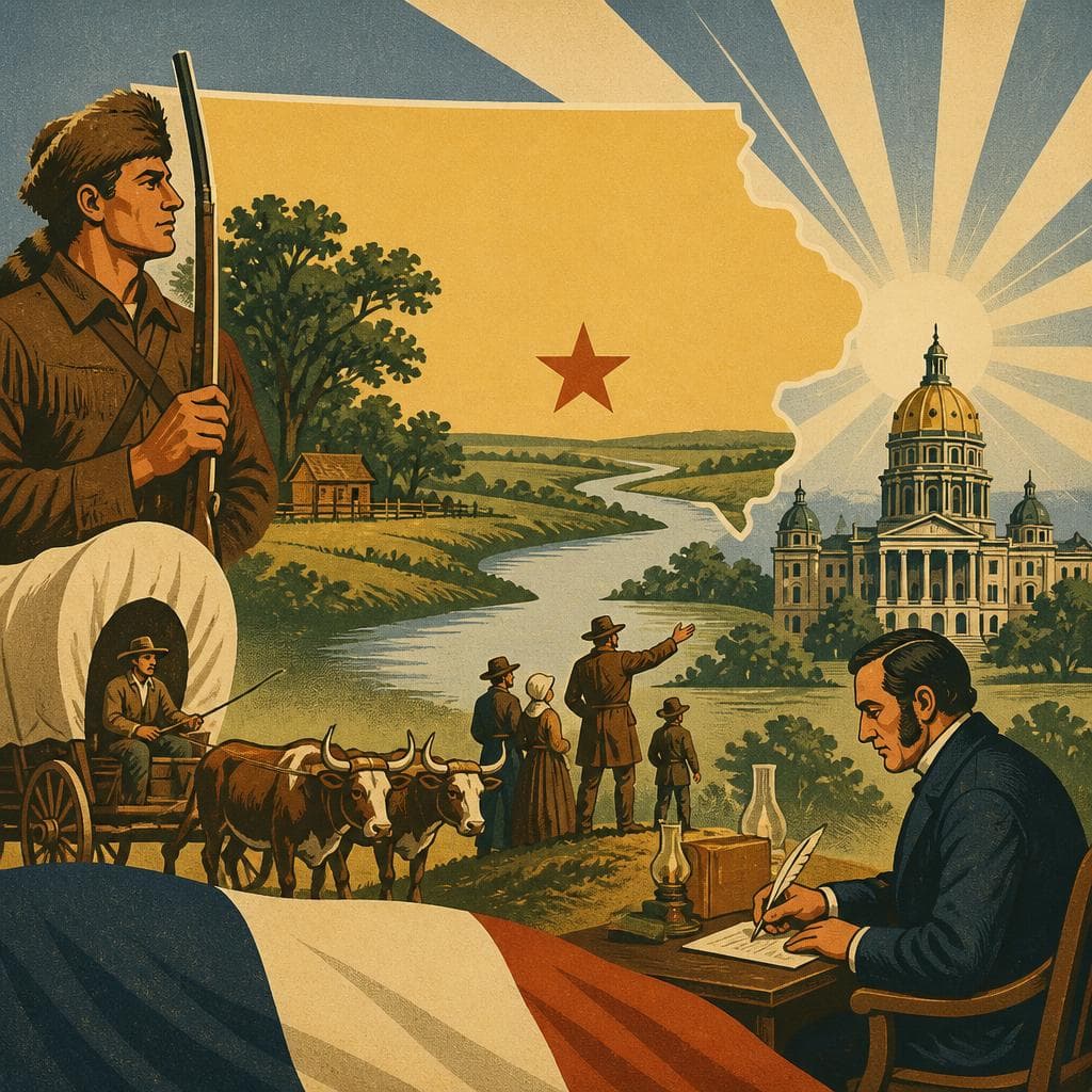 Cover art for A County Born on Iowa’s Threshold