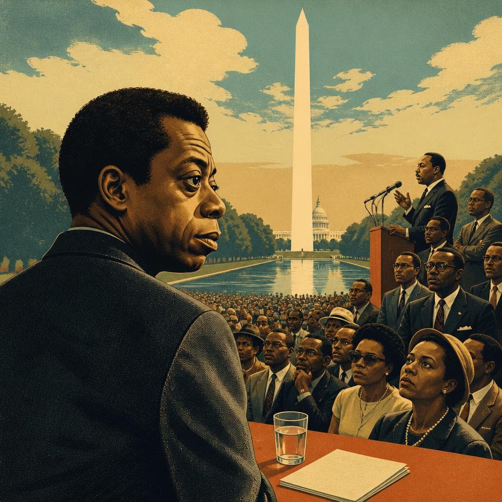 Cover art for James Baldwin Finds Washington Ready to Listen