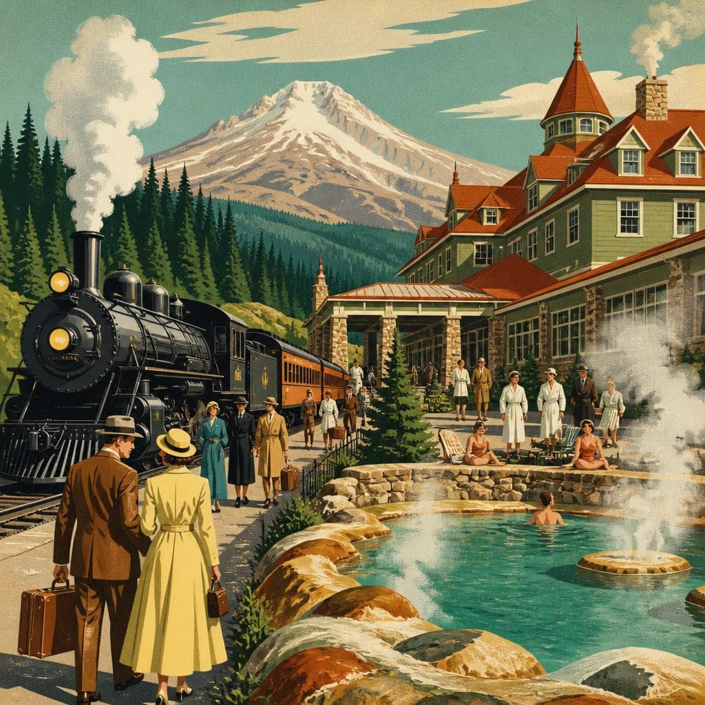 Cover art for Where the Rails Met the Hot Springs