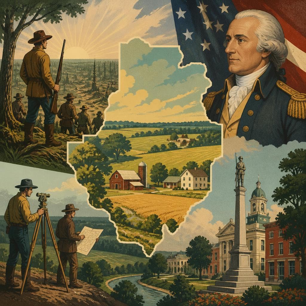 Cover art for A County Born of Opening Land and Remembered Service