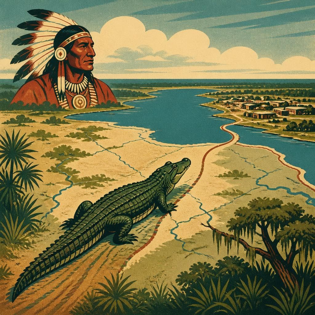 Cover art for How Alligator Reached Lake City