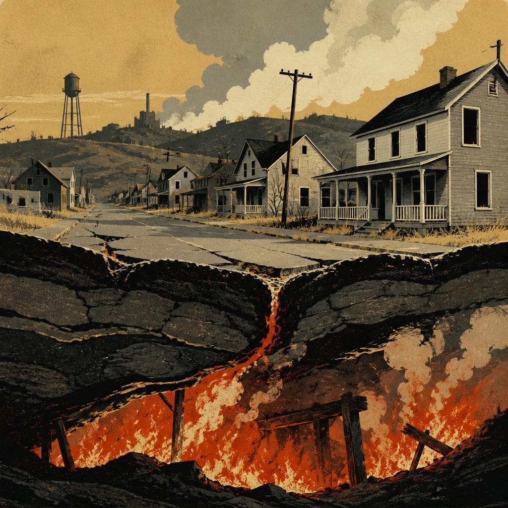 Cover art for The Fire That Emptied Centralia