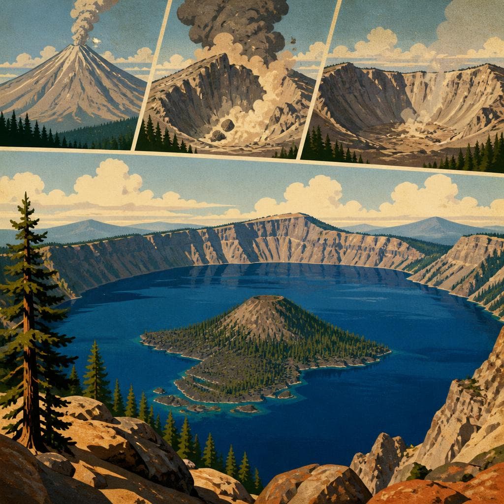 Cover art for When a Mountain Fell and a Lake Appeared