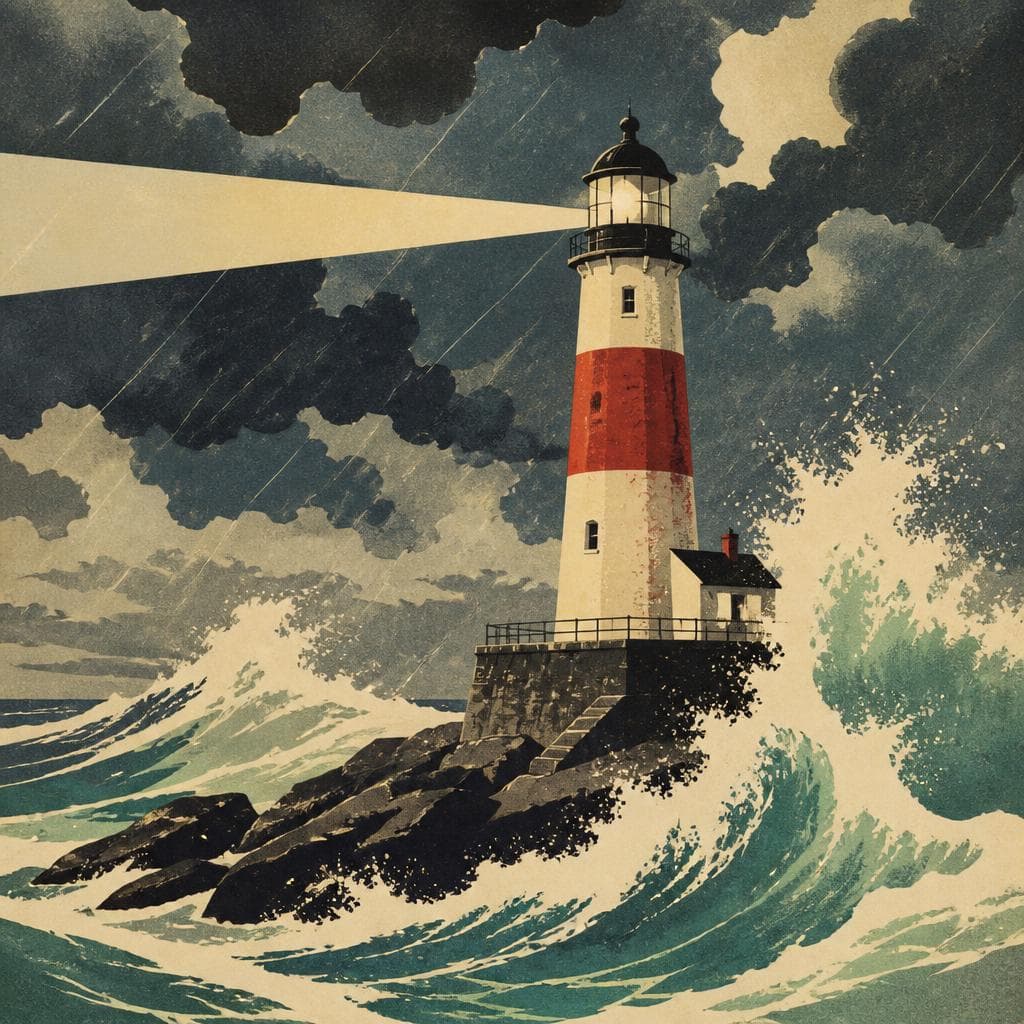 Cover art for The Lighthouse That Refused to Wash Away