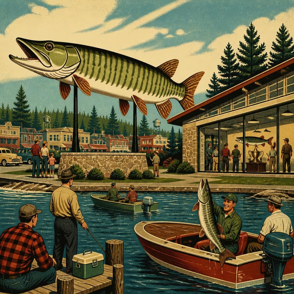 Cover art for How a Giant Muskie Put Hayward on the Map