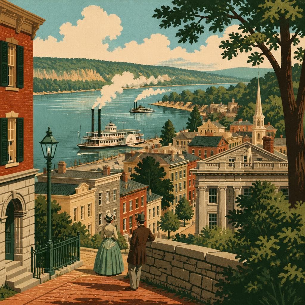 Cover art for How a River Town Kept Its 19th-Century Soul