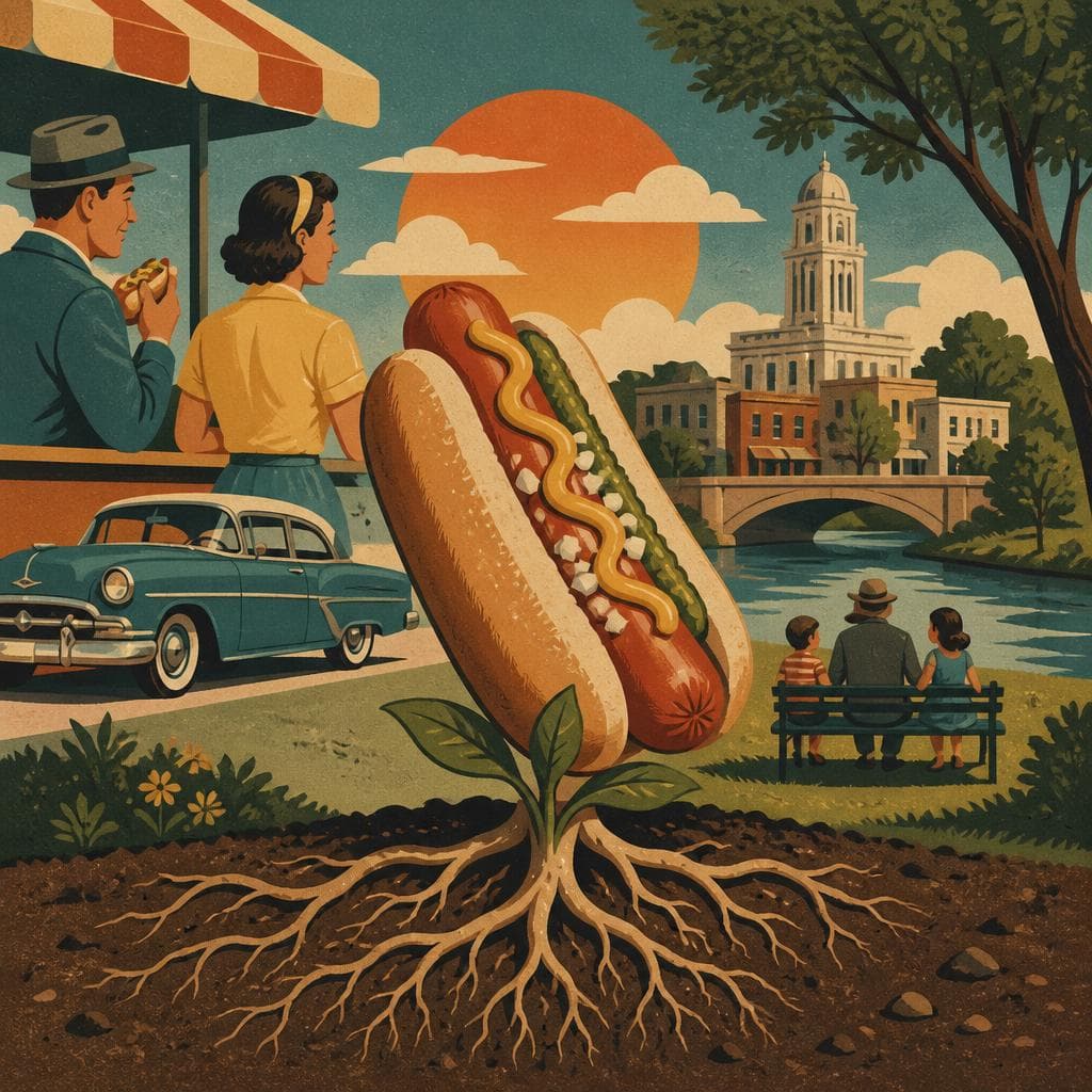 Cover art for The Hot Dog That Put Down Roots