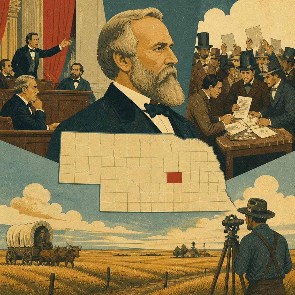 Cover art for How Hayes Reached the Nebraska Map