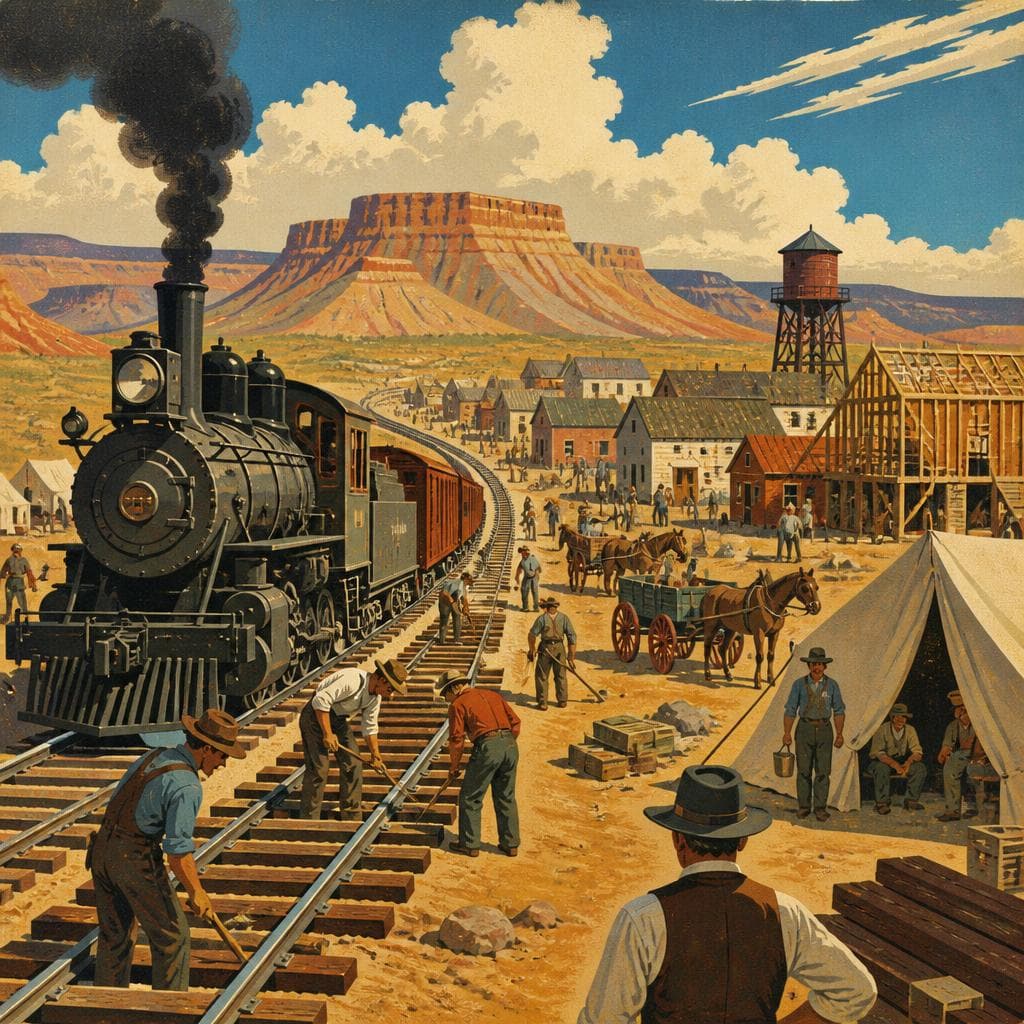 Cover art for When the Tracks Made Gallup