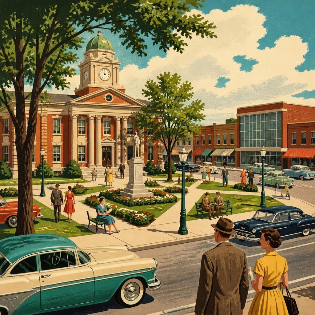 Cover art for Reading a County Seat in Brick and Glass
