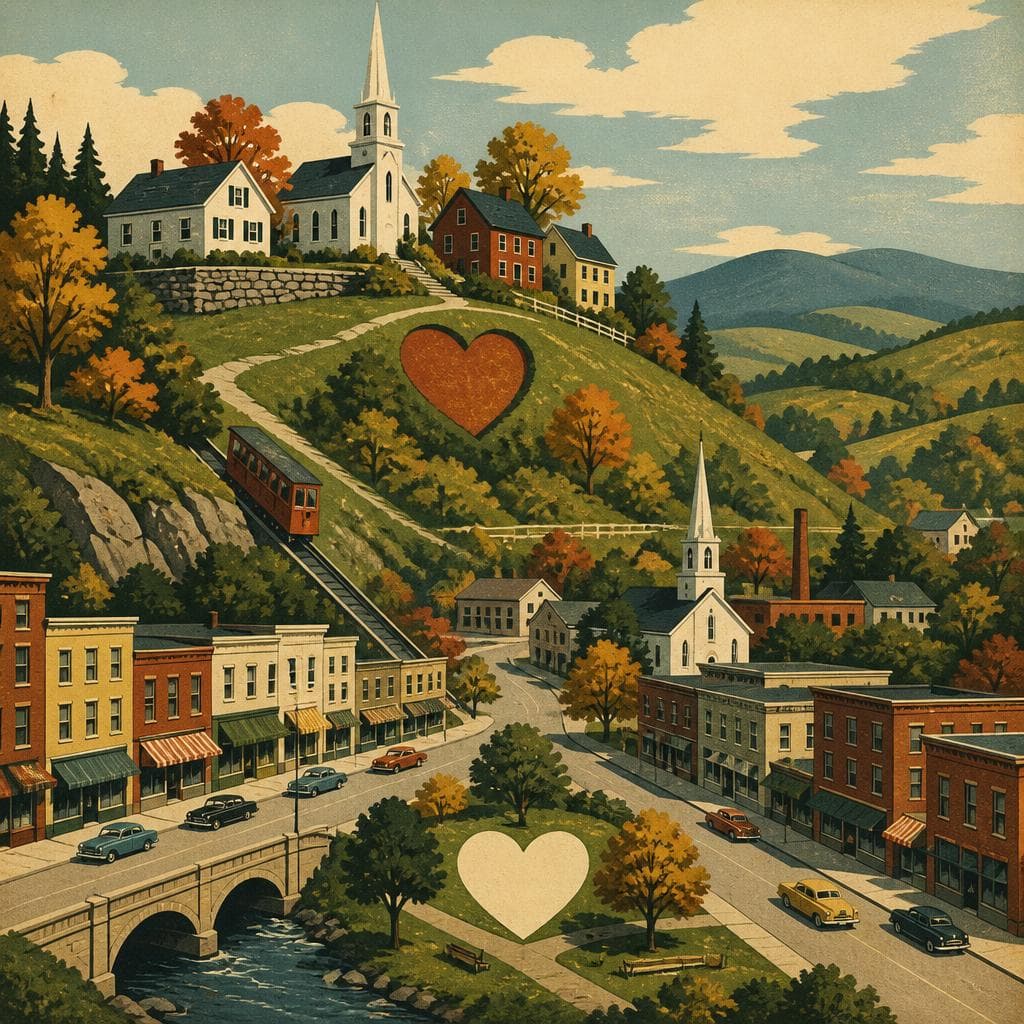Cover art for How Randolph Became a Town with Two Hearts
