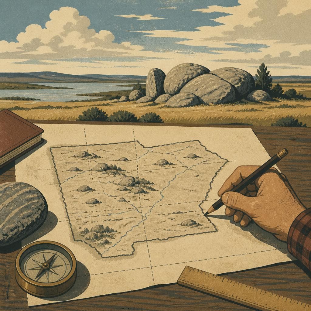 Cover art for A County First Drawn on Paper