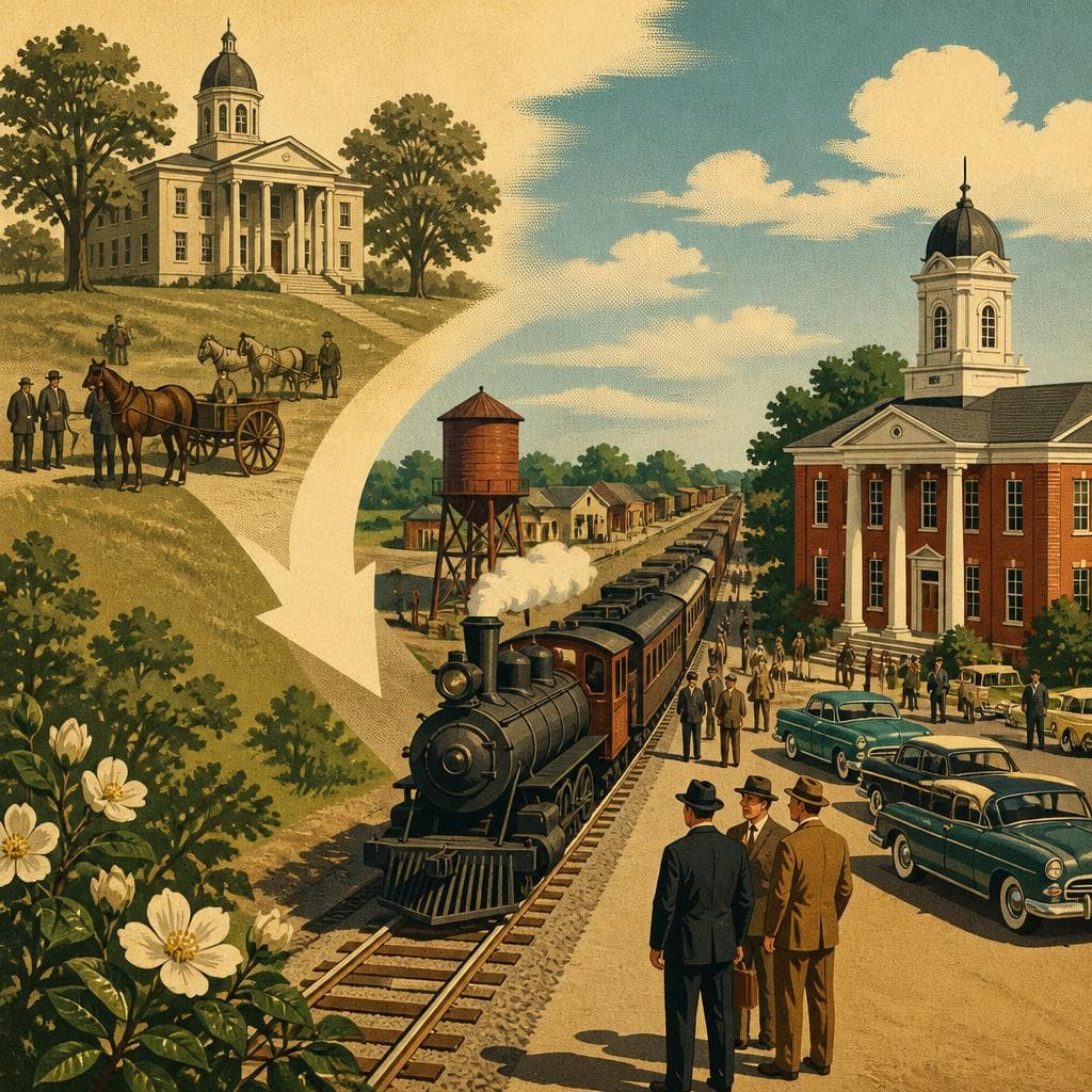 Cover art for When the County Seat Followed the Tracks