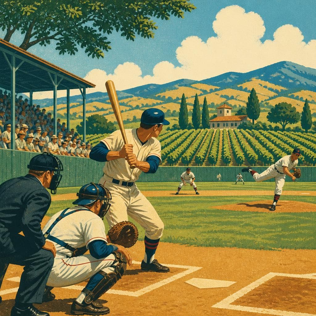 Cover art for Summer Baseball, Napa Style