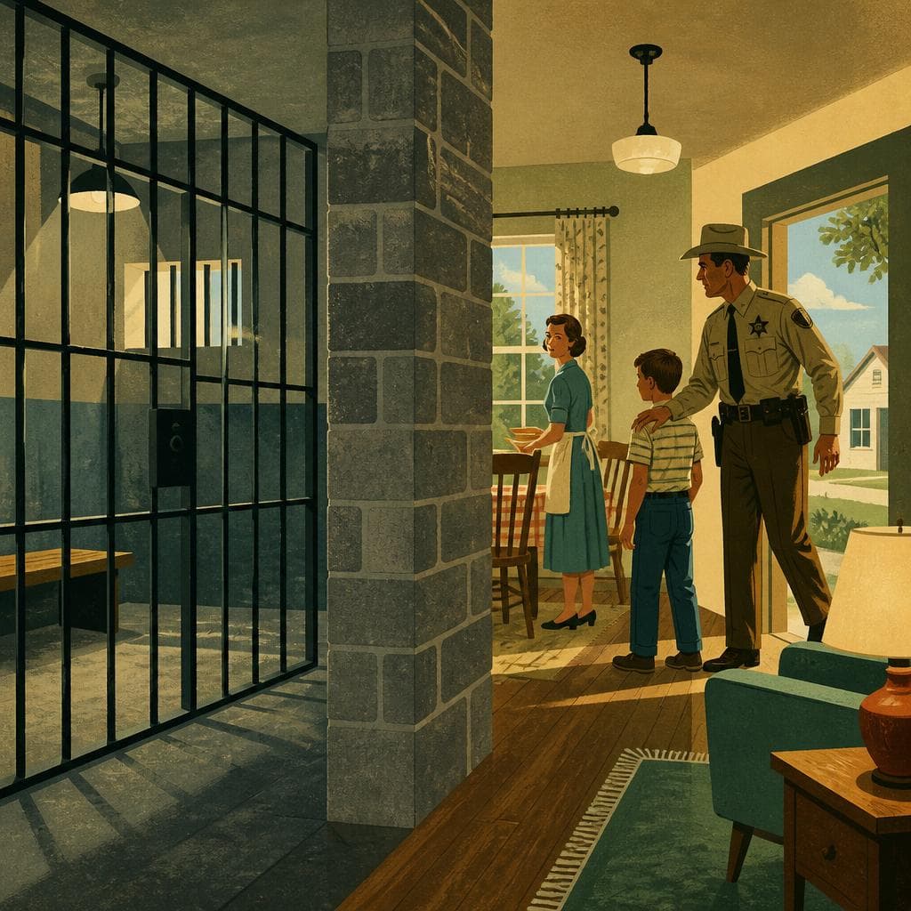 Cover art for Where the Sheriff Came Home Next to the Cells