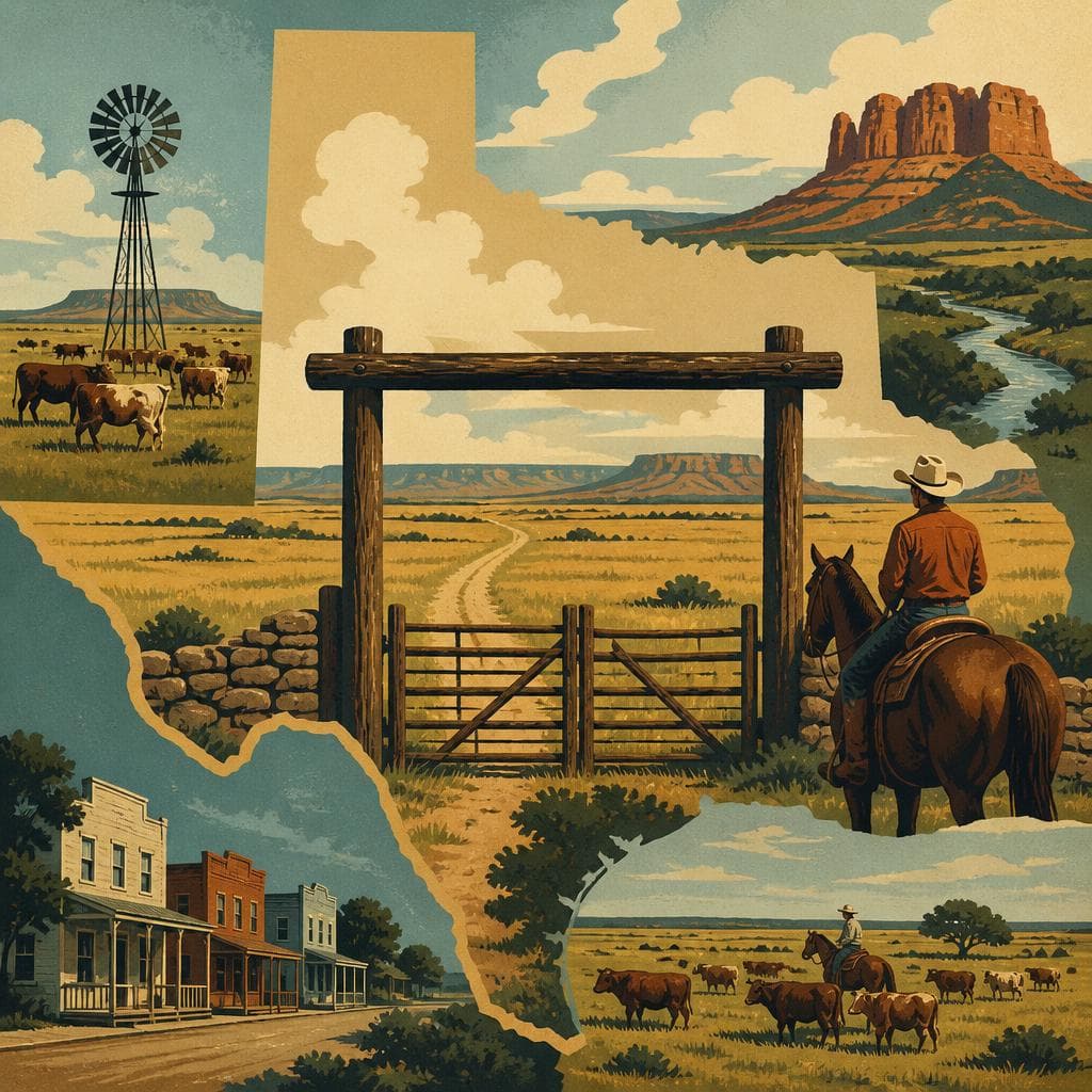 Cover art for Where Ranch Gates Outlasted Town Squares
