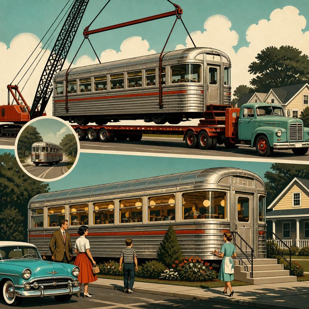 Cover art for A Diner Built to Travel, Then Traveled Again