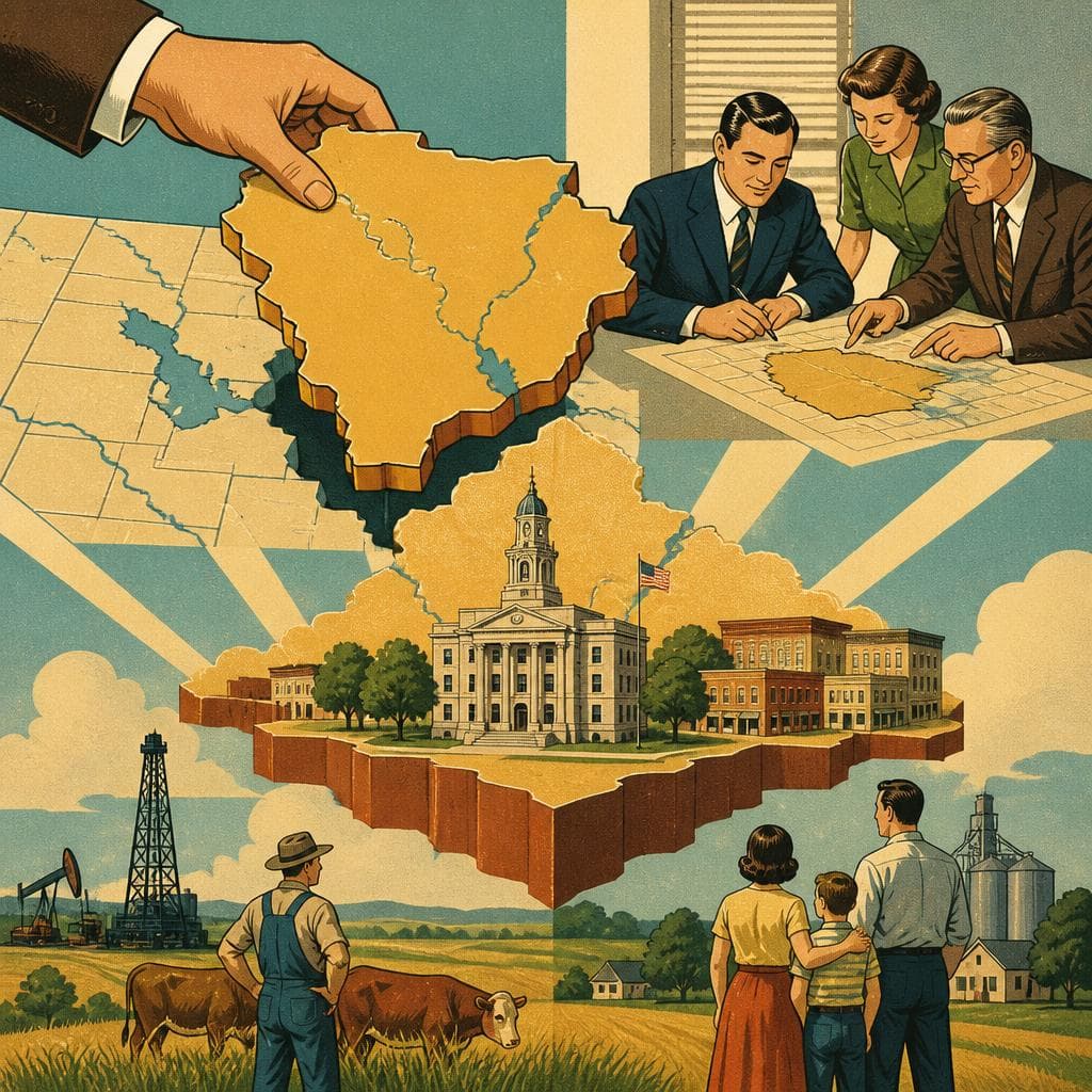 Cover art for When a Map Became a County