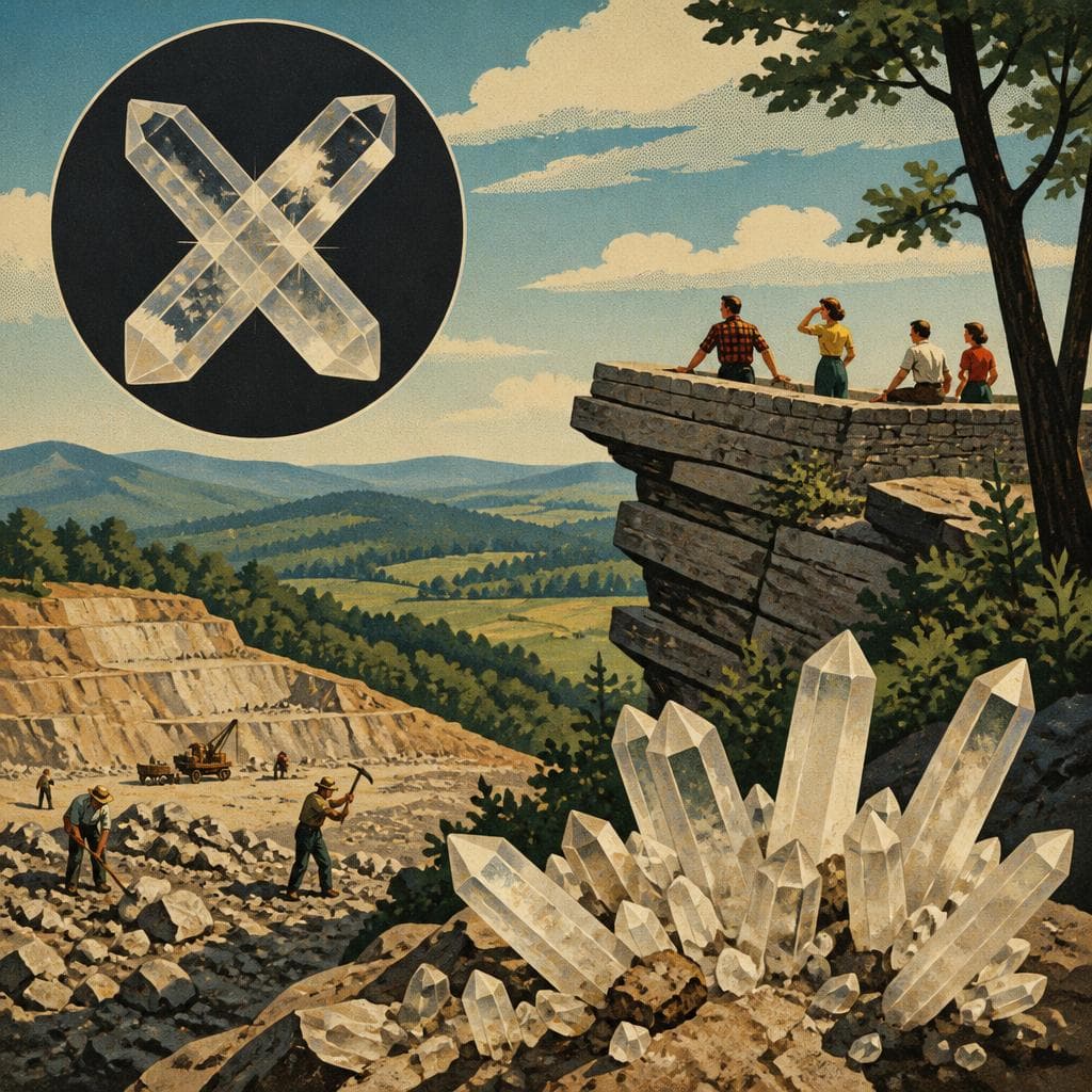 Cover art for Where Crossed Crystals Made a Landmark