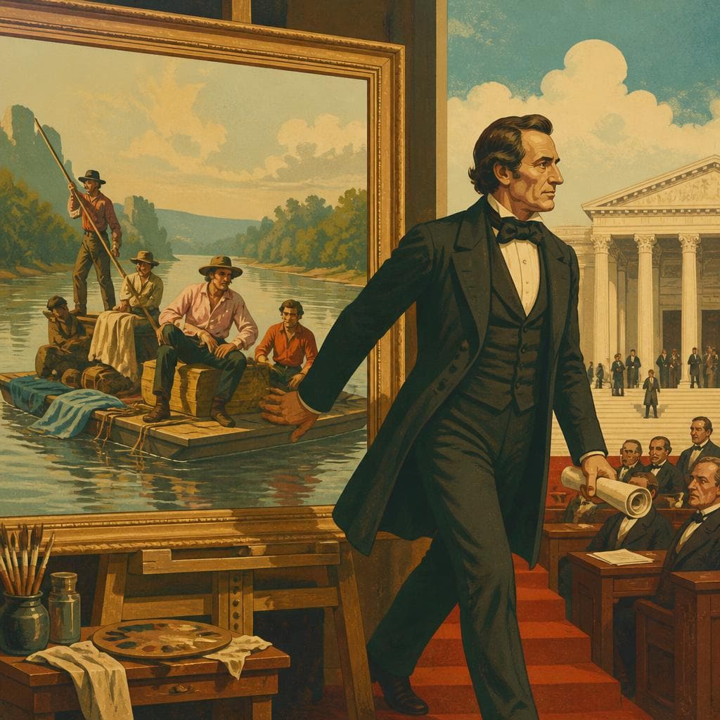 Cover art for When George Caleb Bingham Entered the Frame