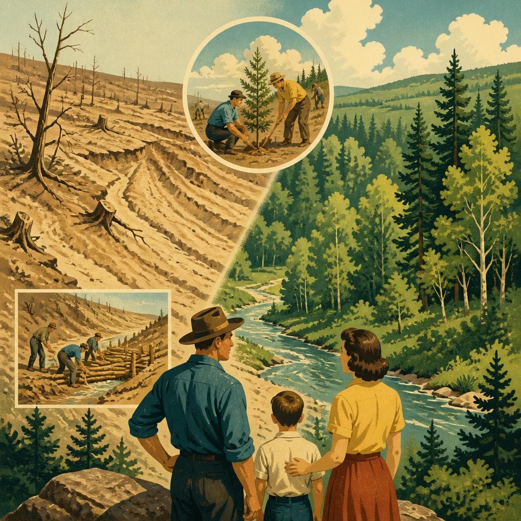 Cover art for When Worn-Out Land Became Woods Again