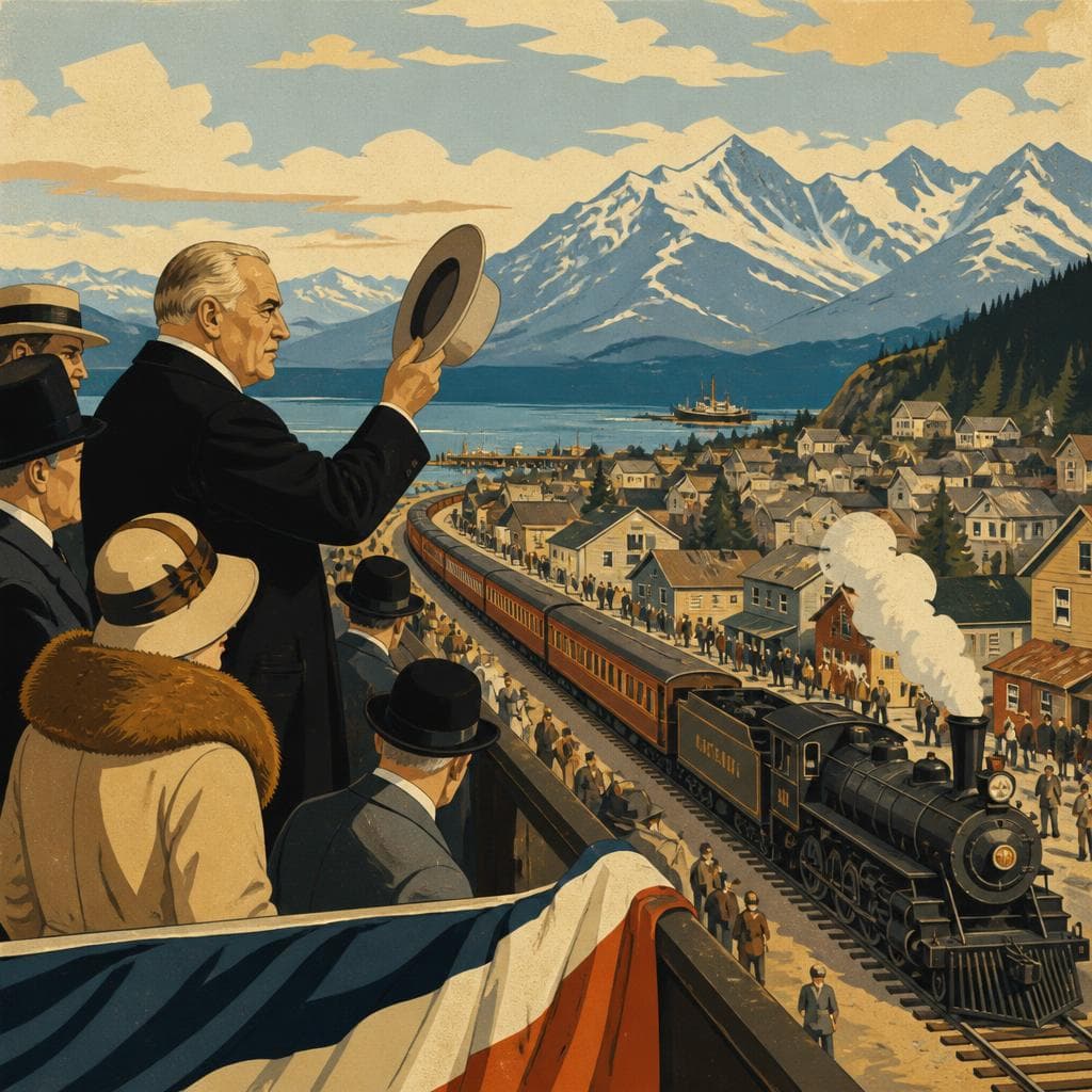Cover art for When the Golden Spike Pointed Back to Anchorage