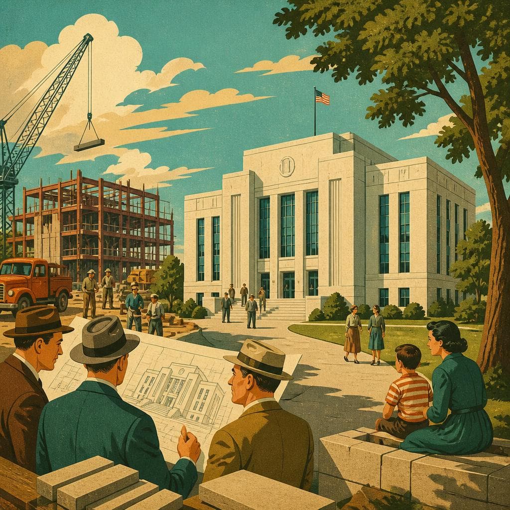 Cover art for A New County, a Courthouse to Match