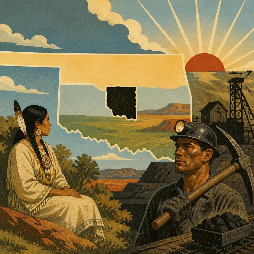 Cover art for When Oklahoma Drew a County Called Coal