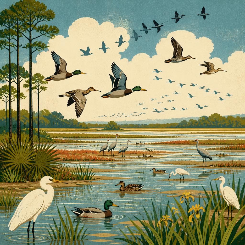 Cover art for When the Wetlands Fill, the Flyway Arrives