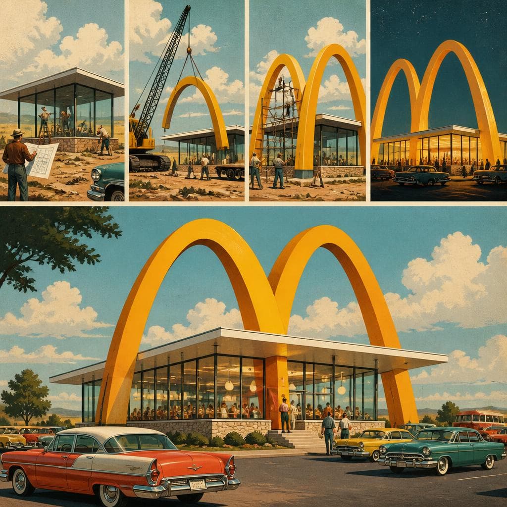 Cover art for How a Glass House Became a Giant Golden Arches Legend