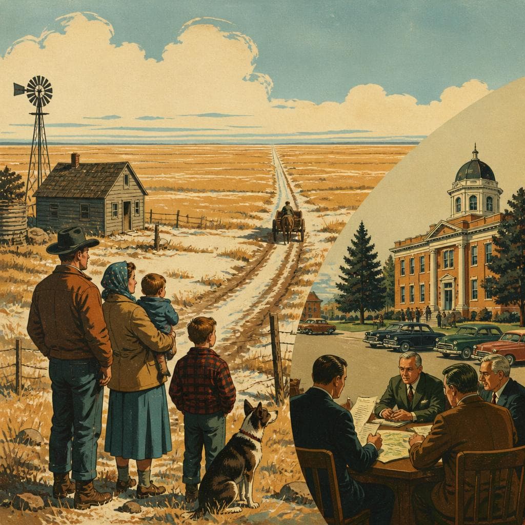 Cover art for When Distance Made a County