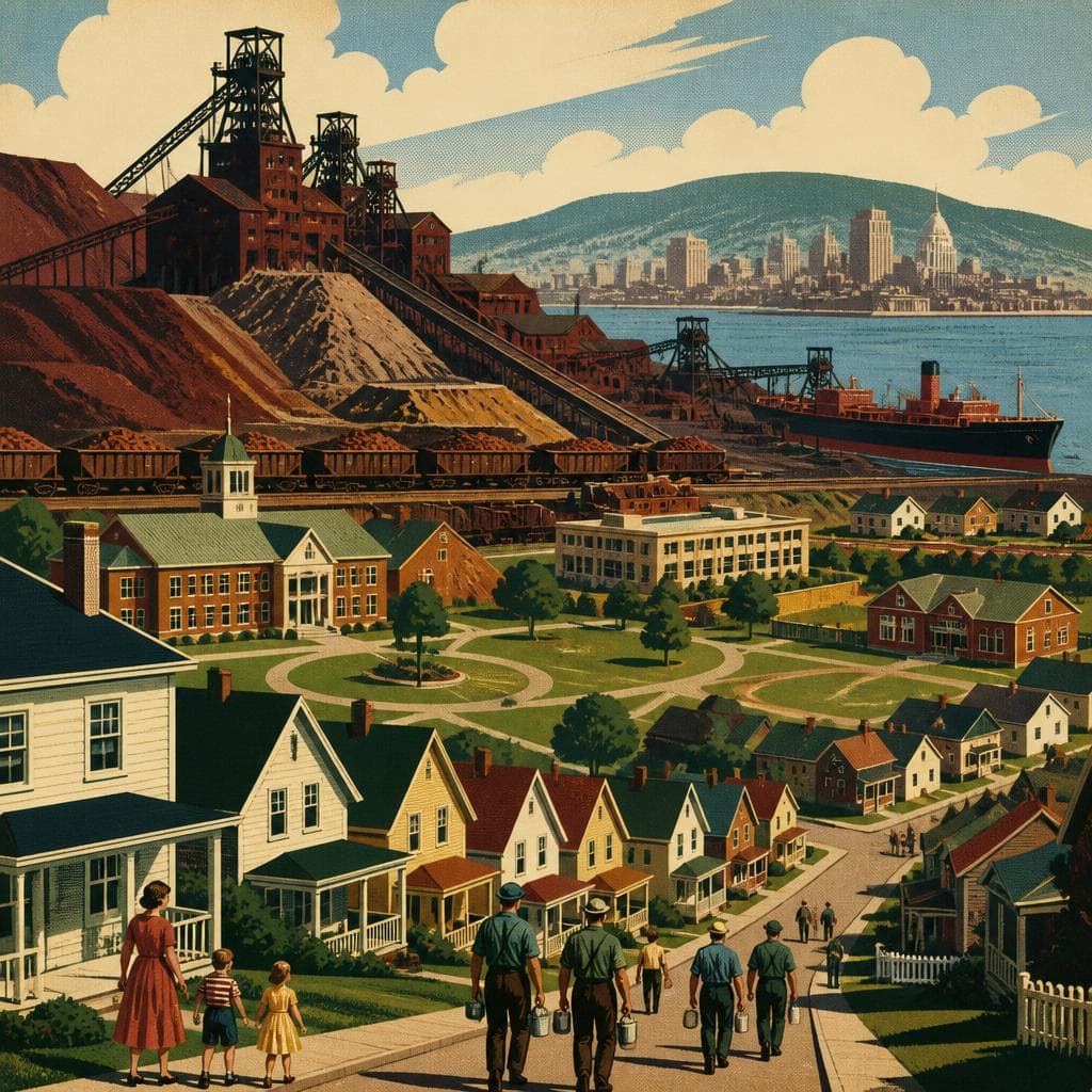 Cover art for A Town Drawn to Hold a Workforce