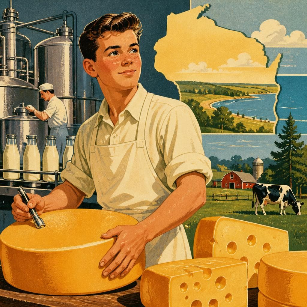 Cover art for The Teen Who Gave Wisconsin a Signature Cheese