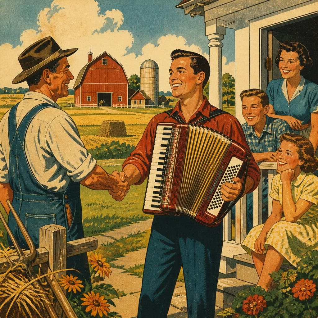Cover art for The Accordion Promise at the Welk Homestead