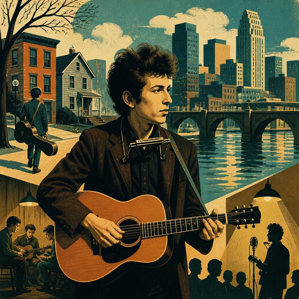 Cover art for Where Robert Zimmerman Became Bob Dylan