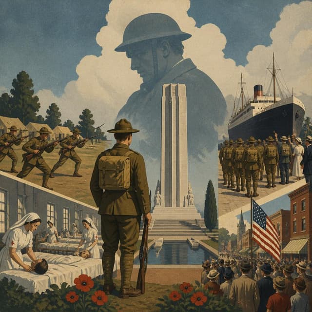 Cover art for the WWI: Over There collection