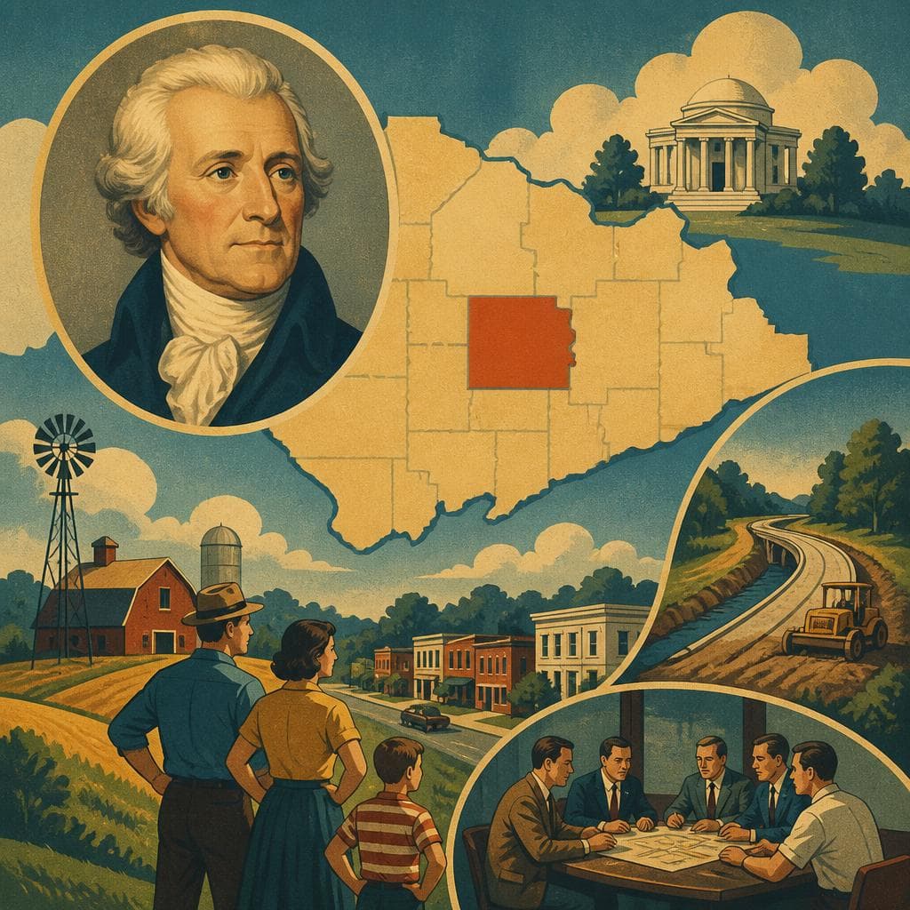 Cover art for When a New County Took an Old President’s Name