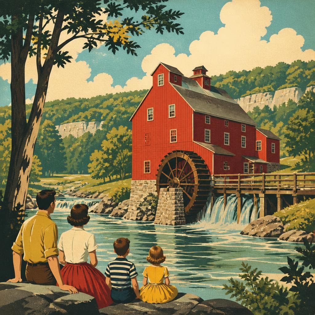 Cover art for The Red Mill That Rose Again