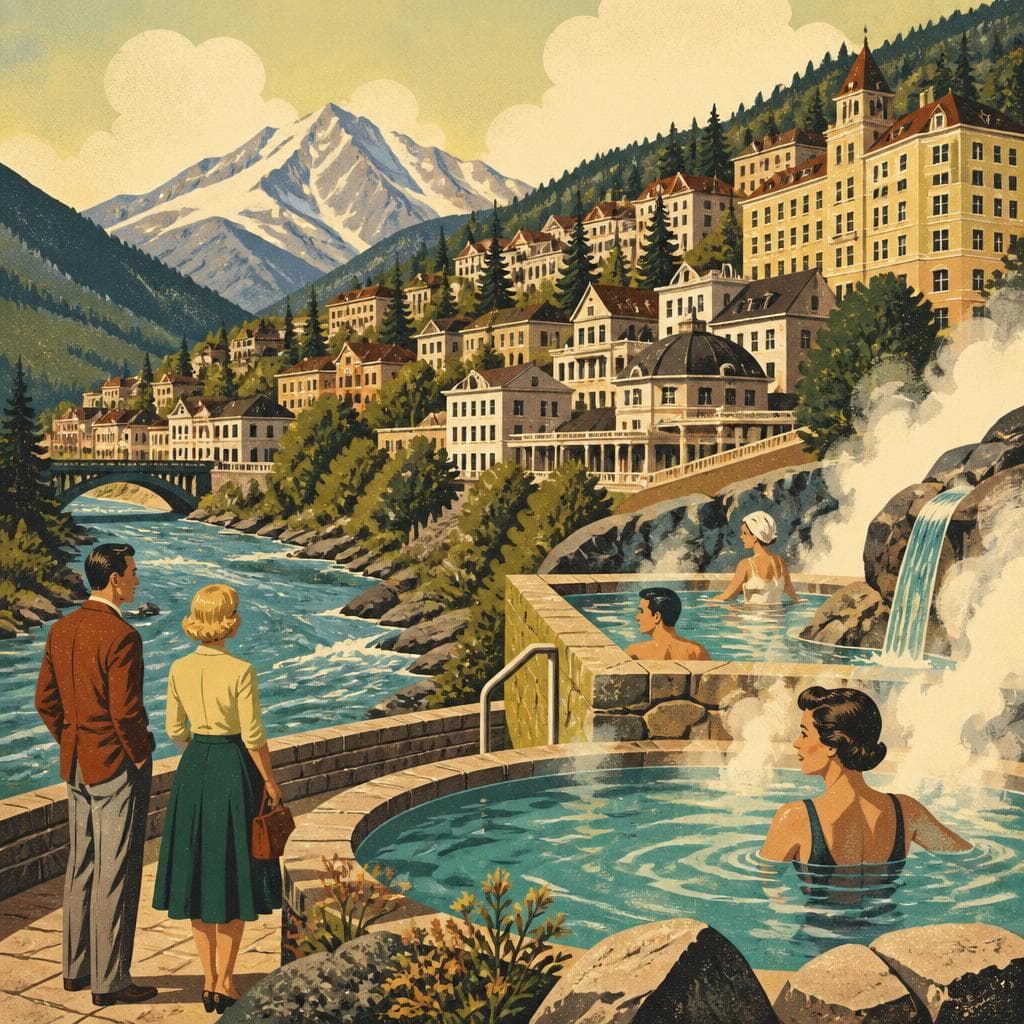 Cover art for Where Warm Water Built a Mountain Town